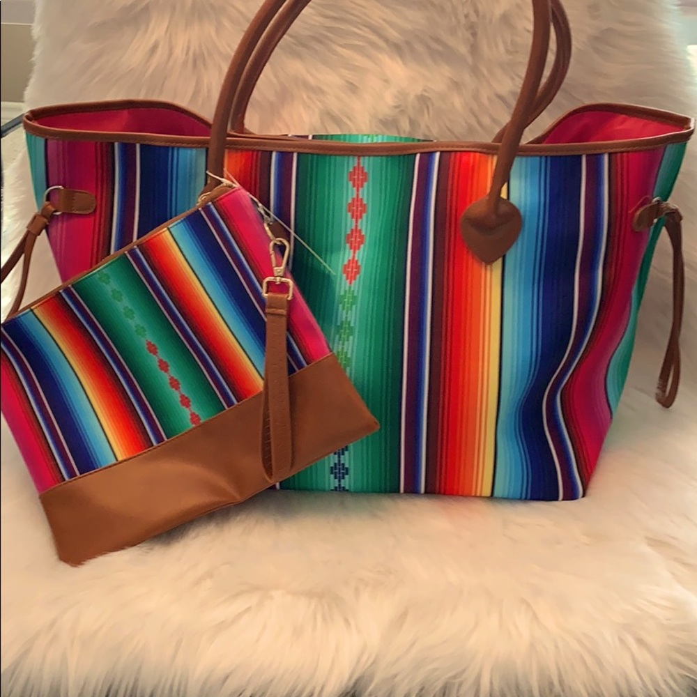 Serape Weekender Bag